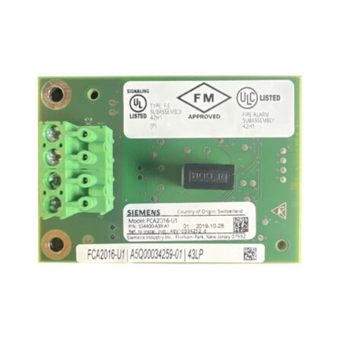 FCA2016-U1 SIEMENS