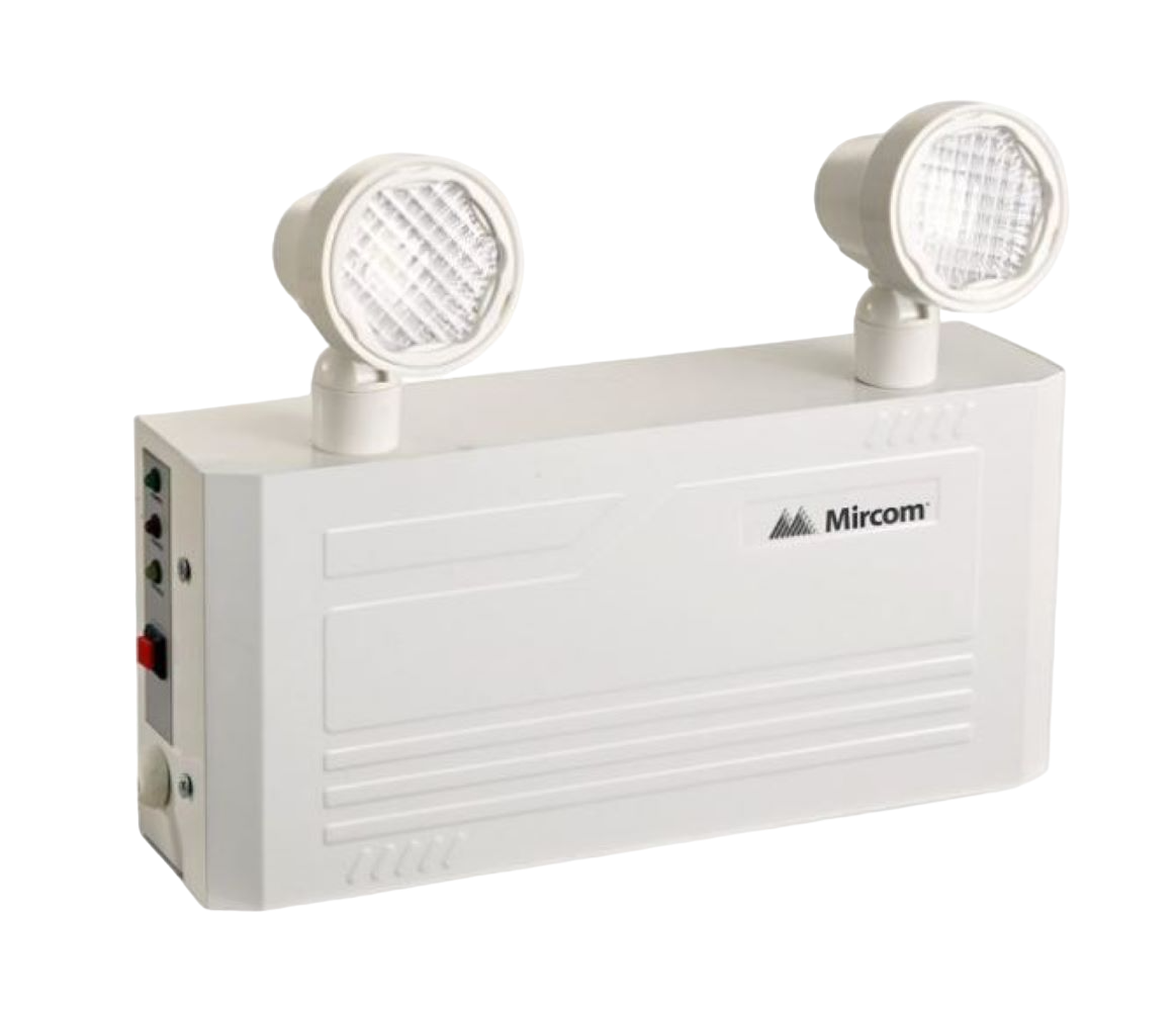 Mircom EL-7061S – Emergency Steel Unit, 2x2W LED, 6V Battery, 90 Min ...
