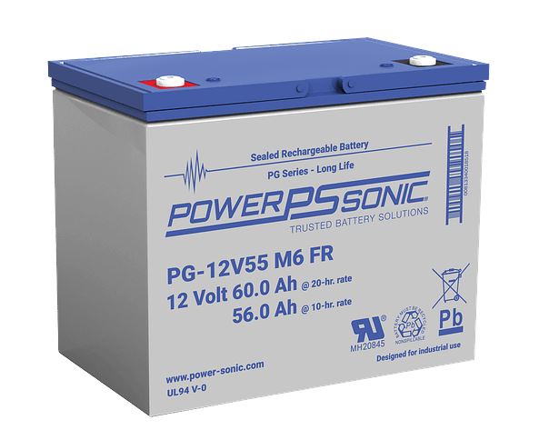POWER SONIC PG-12V55 M6 FR